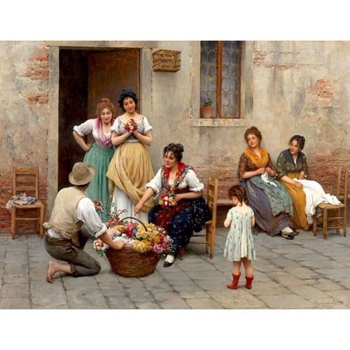 The Venetian Flower Vendor
